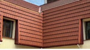 Toiture sans tuile de rive