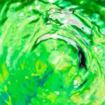 Eau de piscine verte