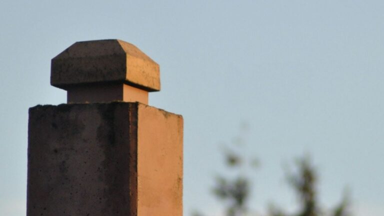 Chapeau de cheminée en béton